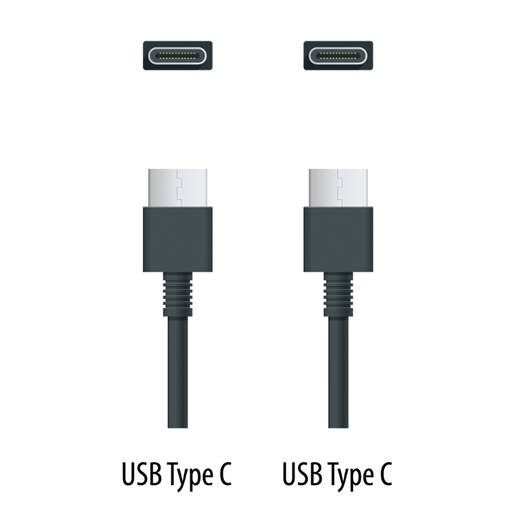 USB Type C to Type C Cable - Extended Length