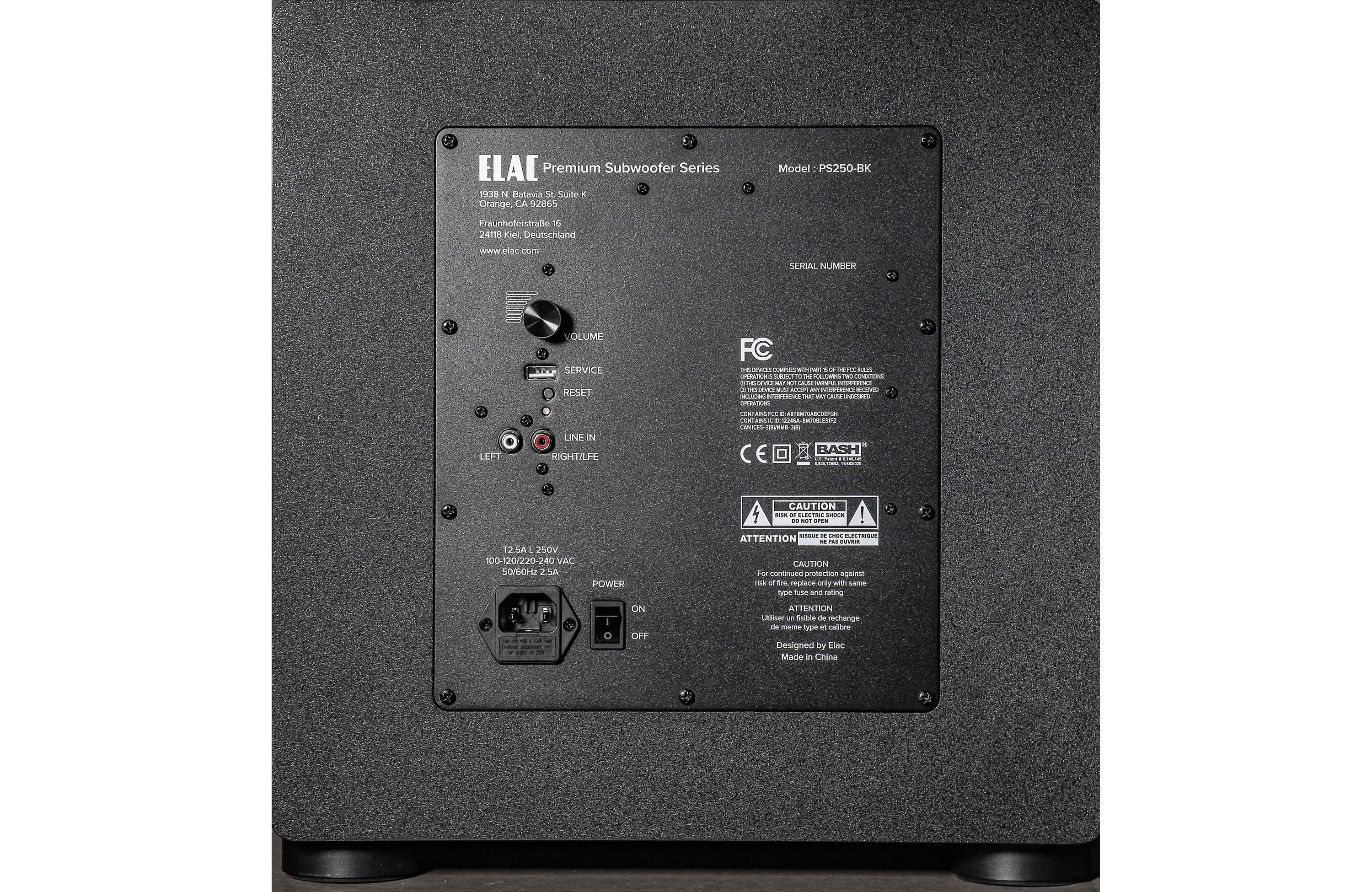 Elac Varro PS350-BK 12-inch Powered Subwoofer