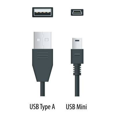 USB Type A to Type Mini B Cable - 15'