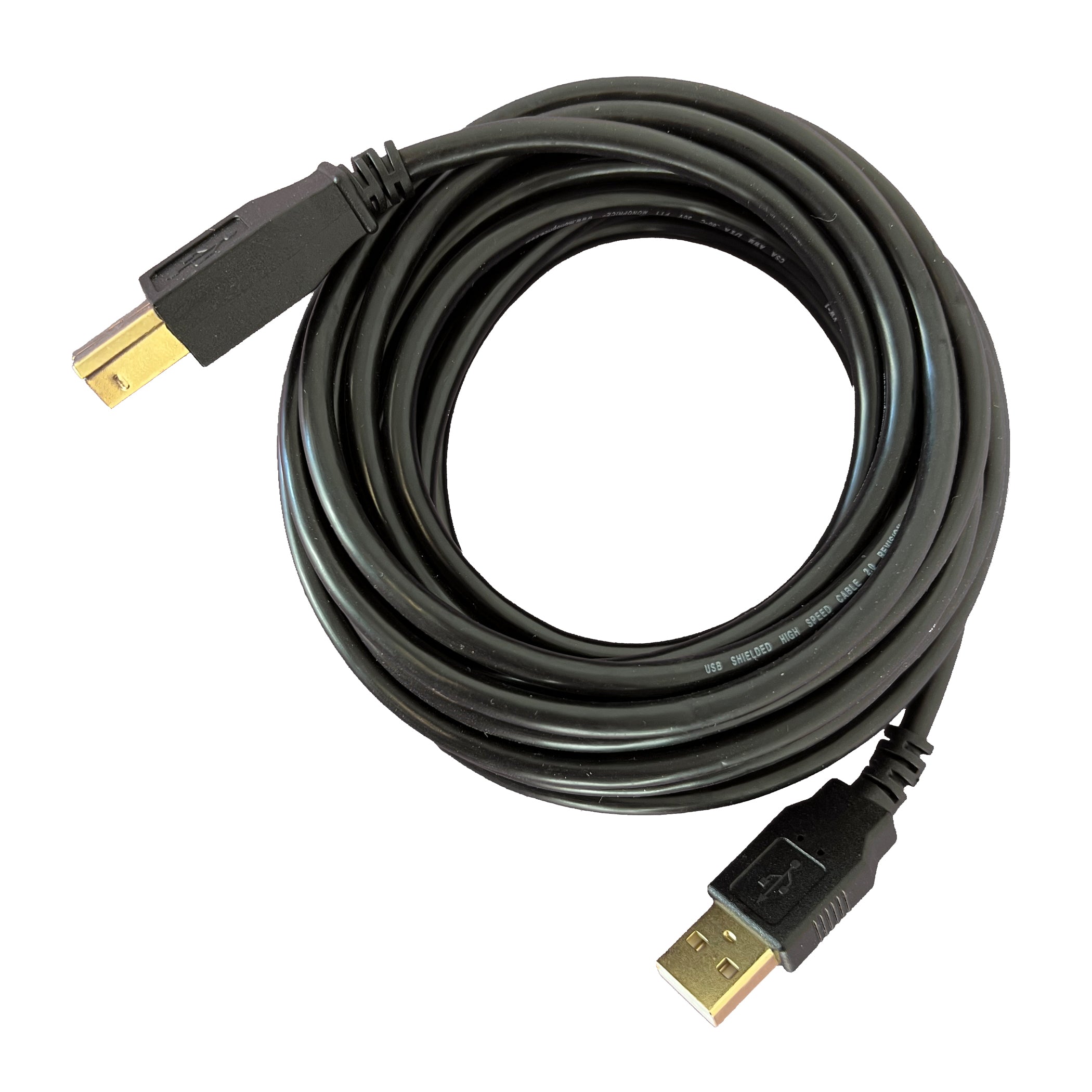 USB Type A to Type B Cable - 15'