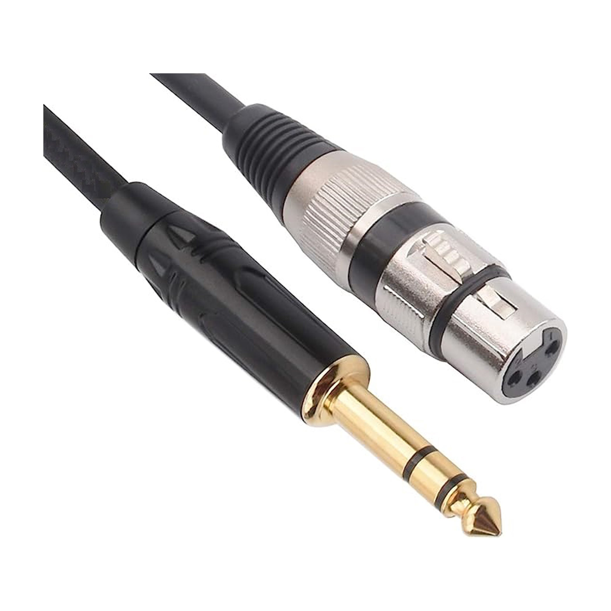 TRS Male to XLR Female 3' Cables - pair
