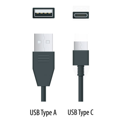USB Type C to USB Type A 2.0 Cable - 16'
