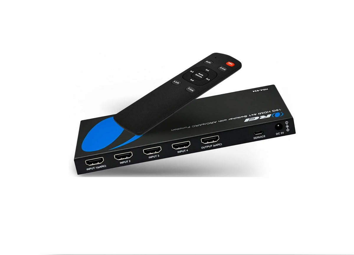 OREI HDA-934 18 G 4x1 Switcher with ARC eARC Function